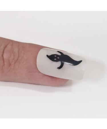 12 Halloween Themed Fake Nails with Glue (HN8) - Buy Online on GoSupps.com