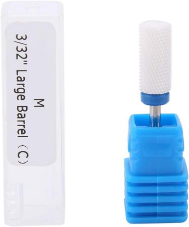 5 Kinds of Ceramic Cylinder Shape Grinding Head Nail Drill Bits for Manicure Drills (Round Flat Head M) Runder Flachkopf M - Buy Online on GoSupps.com