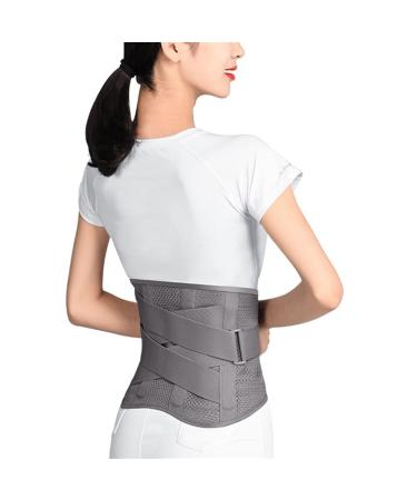 Breathable Lumbar Support Belt Lumbosacral Back Brace Straps Ergonomic Lower Back Belts Back Support Belt for Lower Back Pain Relief