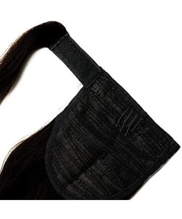 Ponytail Hair Extension 26 Long Straight Synthetic Hairpiece Clip-in Pony Tail Jet Black - Buy Online on GoSupps.com