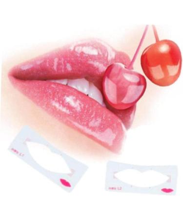 TOSSPER Lip Liner Stencils - 3Pcs Lip Painting Templates for Beginners | Cosmetic Tools for Perfect Lips - Buy Online on GoSupps.com