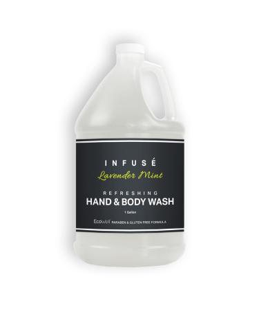 1-Shoppe All-in-Kit Hand/Body Wash | Infuse Lavender Mint Hotel | 1 Gallon | For Hospitality & Vacation Rentals to Refill Dispensers | (Single Gallon)