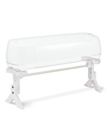 AOOIIN Adjustable Stand for Cricut Maker and Explore Air Series, Extra Legs Stand for Cricut Riser with Vinyl Roll Holder Rod for Cricut Accessories, Space Expansion and Organizer for Cricut Machine