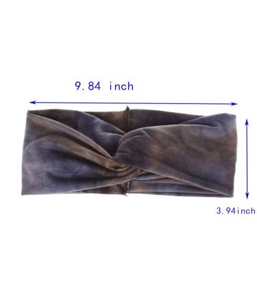 IEyou Boho Headband Set | Stylish Printed Yoga Head Wraps for Women & Girls (4 Pack) - Soft Comfortable & Versatile - Buy Online on GoSupps.com