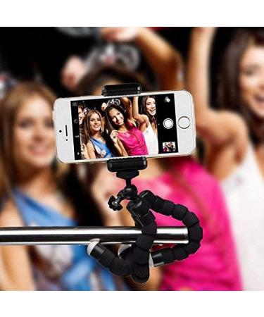 Acuvar 6.5 inch Flexible Tripod + Universal Mount for Smartphones | eCostConnection Microfiber Cloth & Smartphone Mount - Buy Online on GoSupps.com