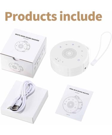 Apvrosiait Baby White Noise Machine Adult Sleep Device White Noise Machine with Timer Function 19 Office and Sleep Sound Sourcess (Color : A) - Buy Online on GoSupps.com