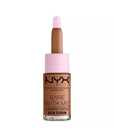 NYX Professional Makeup Bare with Me Luminous Tinted Skin Serum Universal Medium Deep UNIVERSAL MEDIUM DEEP 0.42 Fl Oz (Pack of 1)