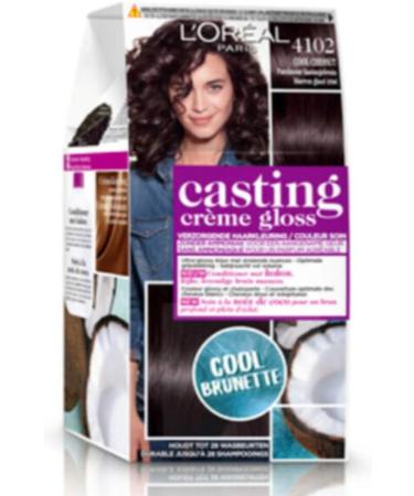  L'Oreal Paris 3x L'Or al Casting Cr me Gloss Semi-Permanent Hair Color 4102 Cool Chestnut - Pearl Chestnut Brown - Buy Online on GoSupps.com