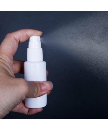 Othmro 5 x 200ml Mini Travel Spray Bottles - Fine Fog Refillable Plastic Containers for Essential Oils Cleaning Solutions & Makeup - Set of 5 White Bottles - Buy Online on GoSupps.com