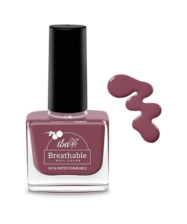 IBA Nail Polish Breathable Air and Water Permeable Halal Wuzu Friendly (B06 Plum Cake)