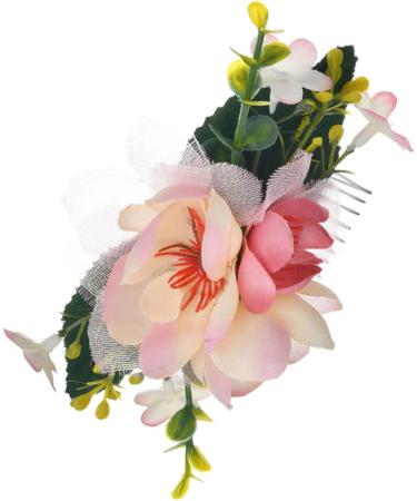 FRCOLOR 1PC Brides Hair Comb Hair Comb for Bride Hair Comb Clip Floral Hair Comb Bridal Headdress Hair Pin Wedding Hair Decoration Tiara Hair Fork Leaves Comb the flowers hair accessories - Buy Online on GoSupps.com