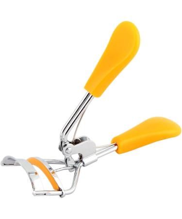 Metal Woman Makeup Tool Eyebrow Eyelash Curler Clipper Clip Silver Tone Light Orange Eyelash Curler Multiple Colors - Buy Online on GoSupps.com