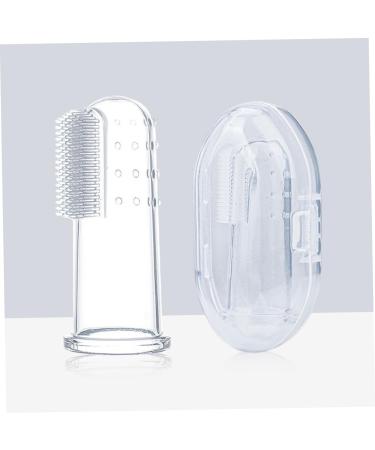 Minkissy 9pcs Finger Toothbrush Set | Kids & Dogs Oral Care | Cleaning Brush & Massager - Buy Online on GoSupps.com