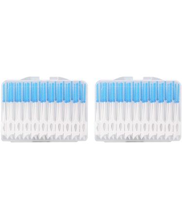 Disposable Toothpicks & Soft Interdental Brushes - 80 Pieces/Set for Gentle Effective Cleaning | Buy Internationally - Buy Online on GoSupps.com