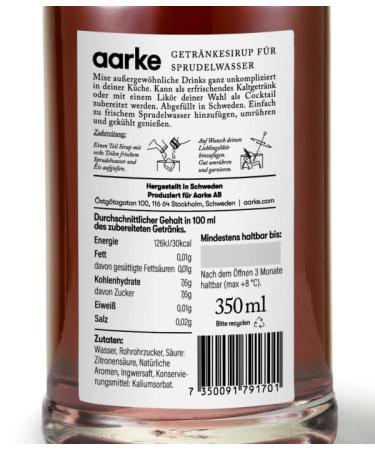 Aarke Drink Mixer - Hot Ginger Flavor (350 ml) | Premium International Shipping - Buy Online on GoSupps.com