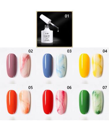 7.3ml DIY Manicure Tool Transparent Phototherapy Nail Lacquer Watercolor Ink Blooming Gel Nail Polish Soak Off - (Color: 3) - Buy Online on GoSupps.com