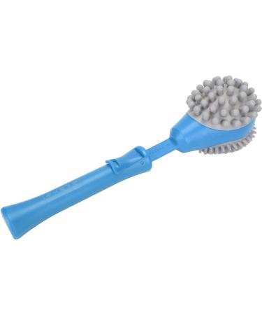 Portable Silicone Massage Hammer - 2 Soft Heads Manual Back Massager for Pain Relief (Blue) - Buy Online on GoSupps.com