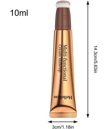 Highlighter Makeup Stick | Creamy Highlighter Stick | Versatile Highlighter Makeup Stick Adds Shimmer Blends Effortlessly Highlighter Contouring for Cheeks Lambo 1# - Buy Online on GoSupps.com