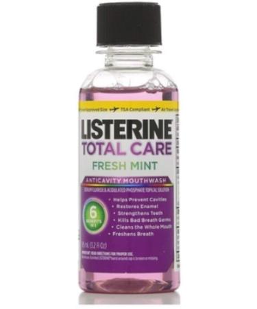 Listerine Total Care Anticavity Mouthwash Fresh Mint 3.2 oz (9 Pack)