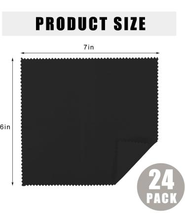 24 Pack Microfiber Cleaning Cloths for Glasses 7x6 Inch Individually Packaged with Glasses Case International Shipping Available - Buy Online on GoSupps.com