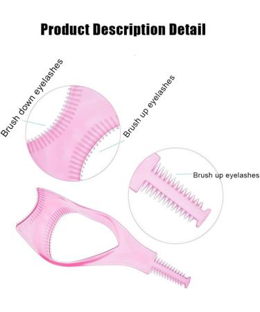3Pcs Blue Plastic Eye Lash Mascara Guard Applicator with Comb - Eyelash Curlers Shields for Perfect Application - Buy Online on GoSupps.com