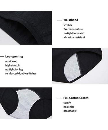 Anntry Big Girl's Protective Cotton Menstrual Period Panties - Leakproof Briefs for Teens and Women - XS - Buy Online on GoSupps.com