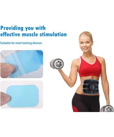 Kellegour 80 PCS EMS Gel Pads - Replacement for Abdominal Muscle Trainers Coaches & Trimmers - Buy Online on GoSupps.com