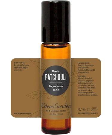 Edens Garden Patchouli-Dark Essential Oil Roll-On- 100% Pure Premium Grade Natural Therapeutic Aromatherapy Kid & Skin Safe The Best for Body Wellness Relaxation Pre-Diluted 10 ml (.33 fl oz) Patchouli 0.33 Fl Oz (Pa  - Buy Online on GoSupps.com