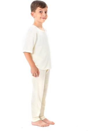 100% Merino Wool Kids Base Layer Set | Ages 5-6 | Thermal Top and Bottoms - Buy Online on GoSupps.com
