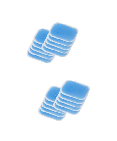 TOVINANNA 60 STK Gelpads for abdominal stimulators Replacement gelpads Gelpads for belly toner training equipment Fitness Matte Fitness Pads Massage Mat Hydrogel Fitness Tailors Fitness Sticker Gel-Pad