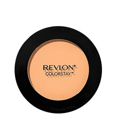 Revlon ColorStay Pressed Powder  Longwearing Oil Free  -Fragrance Free  Noncomedogenic Face Makeup  Natural Tan (330)  0.3 Oz