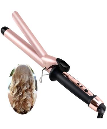 1 inch Curling Iron  Long Barrel Curling Iron 1 Inch Temperature Adjustable  Fast Heating Ceramic Curling Iron for All Hair Types  Dual Voltage for Traveling 1 (25mm)