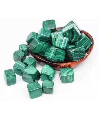 Crystal 100gNature Stripe Malachite Mini Cub Tumbles Stone 17mm-25mm for Great W Gift JZIGTDEM - Buy Online on GoSupps.com