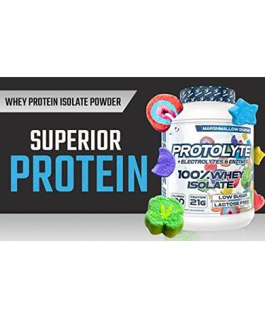 VMI Sports ProtoLyte Whey Isolate Protein Powder | Low Calorie Non-GMO Protein for Weight Loss & Muscle Gain | 4.6 lbs Marshmallow Charms - Buy Online on GoSupps.com