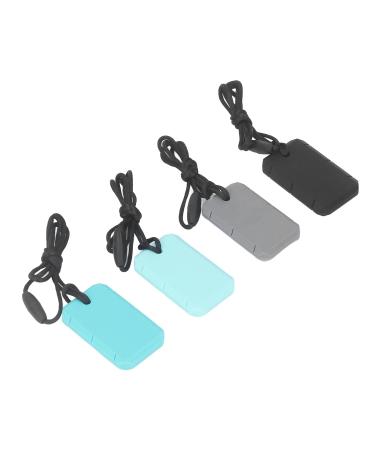 Buy Sensory Chew Necklace for Anxiety Relief | Silicone Pendant for Autism & ADHD - Soft Chewing Surfaces - Buy Online on GoSupps.com