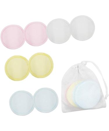 Milisten 8Pcs Reusable Bamboo Makeup Remover Pads - Eco-Friendly Cotton Rounds for Face & Nail Polish - Washable Facial Towels - Buy Online on GoSupps.com