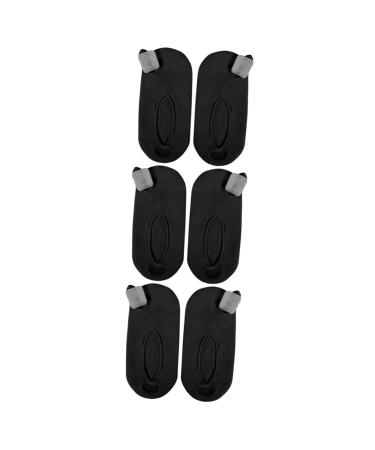 Mobestech 3 Pairs Separator Boat Socks Stretcher Protector Big Separator Women Socks Bunion Wraps Comfortable Orthotics Polyester Fiber