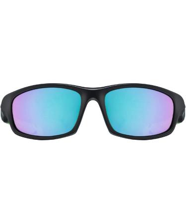 Buy Uvex Unisex Youth Sportstyle 507 Sunglasses - Black Mat Green for Optimum UV Protection | International Shipping Available - Buy Online on GoSupps.com