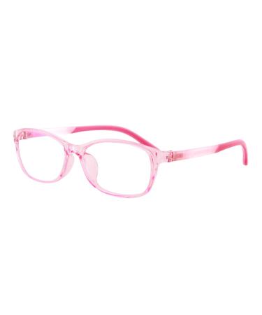 Mind Bridge Big Kids & Teens Blue Light Blocking Computer Glasses Gaming Glasses - Anti Harmful Blue Light UV Glare | Protection Eyewear for Children Digital Screen Time & Technology Use 1062 Pink Big Kids & Teens Cool Pink