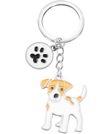 Ensianth Dog Keychain - Perfect Gifts for Dog Lovers Puppy Paw Print Keyring for Dog Owners Moms & Dads - Buy Online on GoSupps.com