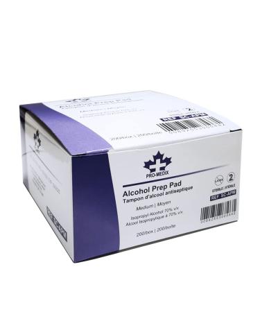 Podocure Technoogist Choice - Alcohol Prep Pad Sterile 200 count ( Packaging may vary )