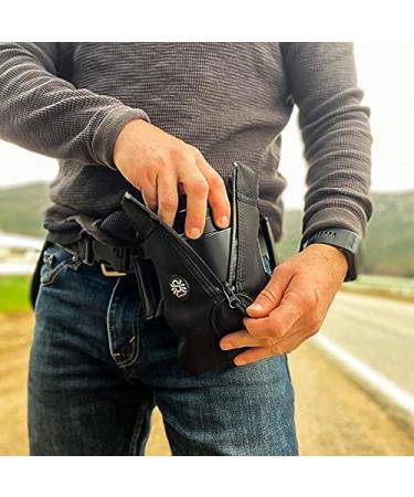 Spider Holster SpiderPro Medium Camera Lens Pouch - One-Handed Zipper Access, Rain Hood, Velcro Tether - 24-70mm Lens, Black - Buy Online on GoSupps.com