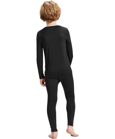 Mrignt Boys Thermal Underwear Set - Large/9-11 Years - Classic Black - Buy Online on GoSupps.com