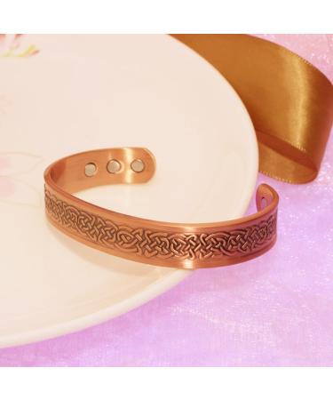Buy Copper Magnetic Bracelet with 6 Magnets - Unisex Fashion & Health Benefits - Buy Online on GoSupps.com