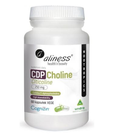 Aliness NOOTROPICS – CDP Choline – Cyticoline food supplement – ??60 capsules