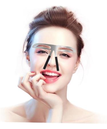 Healeved Women Eyebrow Ruler Eyebrow Makeup Tools Eyebrow Ruler Stencil Eyebrow Trimming Eyebrow Card Miss medium As Shown - Buy Online on GoSupps.com