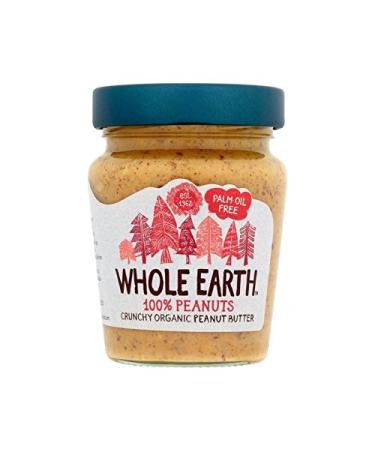 Whole Earth Whole Earth Organic Crunchy Peanut Butter 100% Nuts 227g - Pack of 2