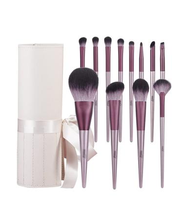 12 Makeup Brush Sets Full Eyeshadow Brush Soft Bristle Concealer Brush Eyebrow Brush(As the picture shows D) As the picture shows D