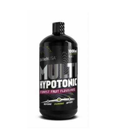 BioTechUSA Multi Hypotonic | Liquid Concentrate | Replenish Energy and Vitamins During Training | High Glycemic Carbs for Optimal Performance | 1000 ml | Fruits des Bois