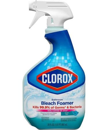 Clorox Bleach Foamer Bathroom Cleaner 30 oz - Pack of 2 - Buy Online on GoSupps.com
